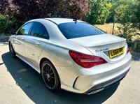 USED 2018 68 MERCEDES-BENZ CLA 1.6 CLA200 AMG Line Night Edition Coupe 4dr Petrol 7G-DCT Euro 6 (s/s) (156 ps) 2 OWNERS 55K MILES HIGH SPEC