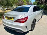 USED 2018 68 MERCEDES-BENZ CLA 1.6 CLA200 AMG Line Night Edition Coupe 4dr Petrol 7G-DCT Euro 6 (s/s) (156 ps) 2 OWNERS 55K MILES HIGH SPEC
