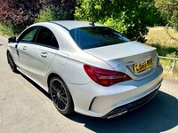 USED 2018 68 MERCEDES-BENZ CLA 1.6 CLA200 AMG Line Night Edition Coupe 4dr Petrol 7G-DCT Euro 6 (s/s) (156 ps) 2 OWNERS 55K MILES HIGH SPEC