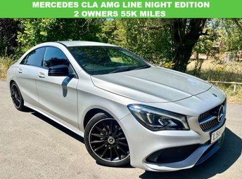 2018 MERCEDES-BENZ CLA 1.6 CLA200 AMG Line Night Edition Coupe 4dr Petrol 7G-DCT Euro 6 (s/s) (156 ps) &pound;13950.00