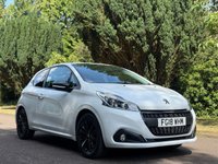 USED 2018 18 PEUGEOT 208 1.2 PureTech Black Edition Hatchback 3dr Petrol Manual Euro 6 (82 ps) ONE FORMER OWNER FROM NEW-BLUETOOTH