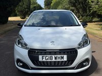 USED 2018 18 PEUGEOT 208 1.2 PureTech Black Edition Hatchback 3dr Petrol Manual Euro 6 (82 ps) ONE FORMER OWNER FROM NEW-BLUETOOTH