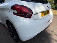 USED 2018 18 PEUGEOT 208 1.2 PureTech Black Edition Hatchback 3dr Petrol Manual Euro 6 (82 ps) ONE FORMER OWNER FROM NEW-BLUETOOTH