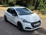 USED 2018 18 PEUGEOT 208 1.2 PureTech Black Edition Hatchback 3dr Petrol Manual Euro 6 (82 ps) ONE FORMER OWNER FROM NEW-BLUETOOTH