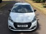 USED 2018 18 PEUGEOT 208 1.2 PureTech Black Edition Hatchback 3dr Petrol Manual Euro 6 (82 ps) ONE FORMER OWNER FROM NEW-BLUETOOTH