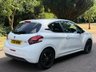 USED 2018 18 PEUGEOT 208 1.2 PureTech Black Edition Hatchback 3dr Petrol Manual Euro 6 (82 ps) ONE FORMER OWNER FROM NEW-BLUETOOTH