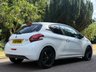USED 2018 18 PEUGEOT 208 1.2 PureTech Black Edition Hatchback 3dr Petrol Manual Euro 6 (82 ps) ONE FORMER OWNER FROM NEW-BLUETOOTH