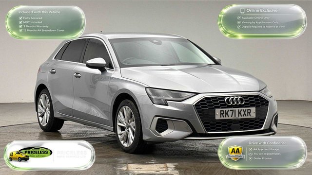 2021 AUDI A3 AUTOMATIC 1.4 TFSIE 40 SPORT SPORTBACK 5DR PETROL PLUG IN HYBRID S... photo