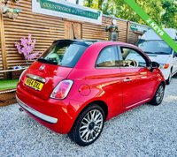 USED 2014 64 FIAT 500 1.2 8V Cult Hatchback 3dr Petrol Manual Euro 6 (s/s) (69 bhp) Lovely example finshed in special edition pasodoble red with panoramic glass roof, funky red two tone leather uphostery, will have full service and new MOT prior to sale, Electric windows, climate control, Alloy wheels. great specification and will come with 18 months national gold cover parts and labour warranty.
