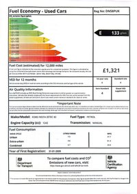 USED 2009 58 FORD FIESTA 1.25 Zetec Hatchback 5dr Petrol Manual (133 g/km, 81 bhp) Clean and well-presented Ford Fiesta 1.25 Zetec finished in Electric Blue Metallic. Reliable and economical 1.25 petrol engine &ndash; not to be confused with the later 1.0 EcoBoost. Great first car with 15" alloy wheels, air conditioning, QuickClear heated windscreen, AUX, electric windows and heated mirrors. Supplied with a full service, new 12-month MOT, 3-month warranty and the option to upgrade to an 18-month nationwide Gold Cover warranty for just &pound;199.