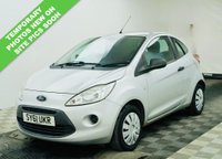 USED 2011 61 FORD KA 1.2 Studio Hatchback 3dr Petrol Manual Euro 4 (69 ps) Only 39,000 miles with 10 service stamps. Just serviced and supplied with a fresh 12-month MOT. HPI clear with comprehensive report available. Economical &pound;35 road tax, low insurance and an ideal first car. Includes 3-month warranty with the option to upgrade to our 18-month National Gold Cover Parts & Labour Warranty for only &pound;199.