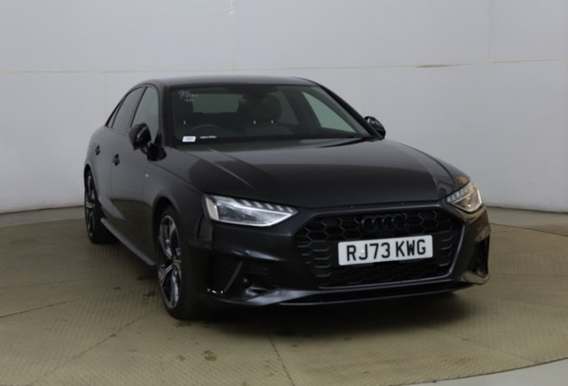 View our Audi A4 2.0 TFSI 35 Black Edition Saloon 4dr Petrol S Tronic Euro 6 (s/s) (150 ps)