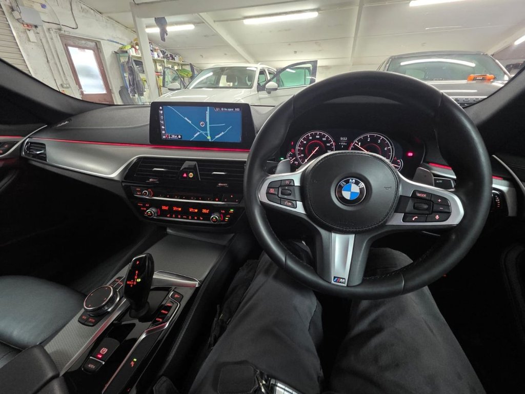 USED 2018 67 BMW 5 SERIES 2.0 520d M Sport Saloon 4dr Diesel Auto Euro 6 (s/s) (190 ps) Cruise Control - Speed Limiter !