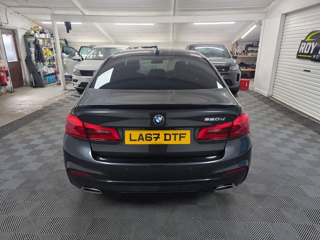 USED 2018 67 BMW 5 SERIES 2.0 520d M Sport Saloon 4dr Diesel Auto Euro 6 (s/s) (190 ps) Cruise Control - Speed Limiter !