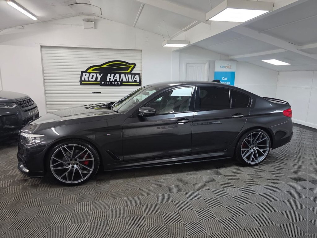 USED 2018 67 BMW 5 SERIES 2.0 520d M Sport Saloon 4dr Diesel Auto Euro 6 (s/s) (190 ps) Cruise Control - Speed Limiter !