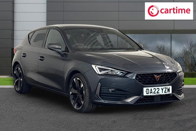 View our Cupra Leon 2.0 TSI VZ1 Hatchback 5dr Petrol DSG Euro 6 (s/s) (245 ps) Rear View Camera, Front / Rear Parking Sensors, Full Link Smartphone Integration, Heated Steering Wheel, Media System Plus With Navigation