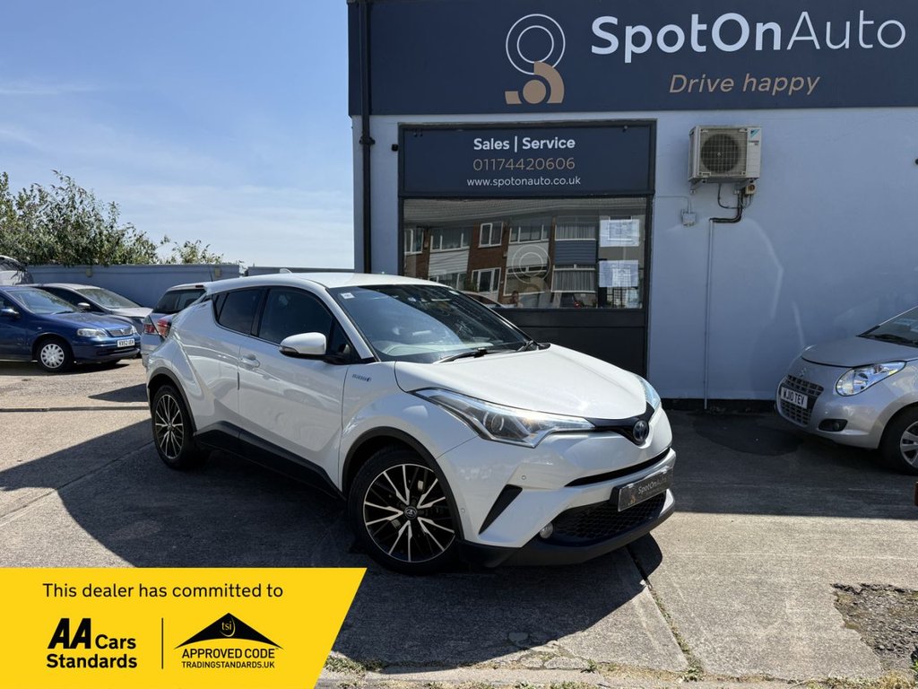 USED 2017 17 TOYOTA C-HR 1.8 VVT-h Excel SUV 5dr Petrol Hybrid CVT Euro 6 (s/s) (122 ps) AUTO+FULL HISTORY+PHONE+CRUIS