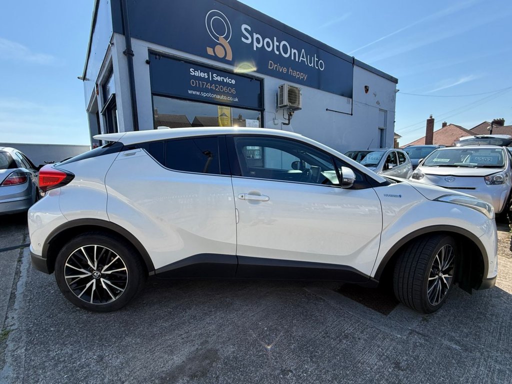 USED 2017 17 TOYOTA C-HR 1.8 VVT-h Excel SUV 5dr Petrol Hybrid CVT Euro 6 (s/s) (122 ps) AUTO+FULL HISTORY+PHONE+CRUIS