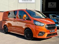 USED 2022 22 FORD TRANSIT CUSTOM 2.0 300 EcoBlue RAMPAGE EDITION Combi Van Double Cab 5dr Diesel Manual L1 H1 Euro 6 [ NO V A T TO PAY ] BODY KIT + GLOSS BLACK ALLOYS