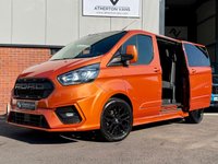 USED 2022 22 FORD TRANSIT CUSTOM 2.0 300 EcoBlue RAMPAGE EDITION Combi Van Double Cab 5dr Diesel Manual L1 H1 Euro 6 [ NO V A T TO PAY ] BODY KIT + GLOSS BLACK ALLOYS