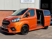 USED 2022 22 FORD TRANSIT CUSTOM 2.0 300 EcoBlue RAMPAGE EDITION Combi Van Double Cab 5dr Diesel Manual L1 H1 Euro 6 [ NO V A T TO PAY ] BODY KIT + GLOSS BLACK ALLOYS