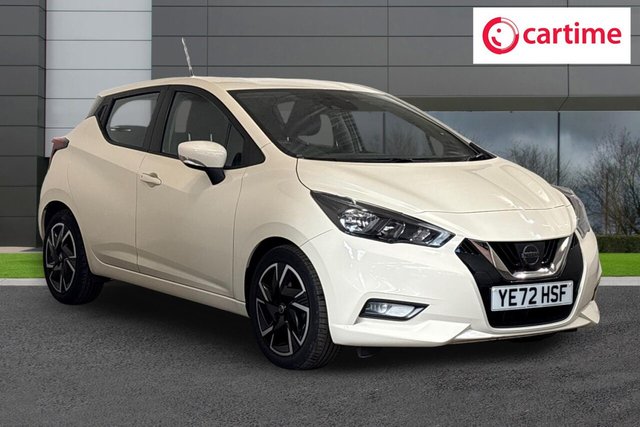 View our Nissan Micra 1.0 IG-T Acenta Hatchback 5dr Petrol Manual Euro 6 (s/s) (92 ps) Smartphone App Intergration, Manual Folding Door Mirrors, 16In Flex Wheels, Bluetooth, DAB Radio
