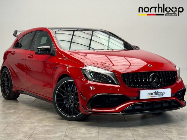 View our Mercedes-Benz A Class 2.0 A45 AMG (Premium) Hatchback 5dr Petrol SpdS DCT 4MATIC Euro 6 (s/s) (381 ps)