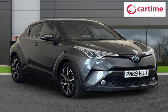 View our Toyota C-HR 1.8 VVT-h Design SUV 5dr Petrol Hybrid CVT Euro 6 (s/s) (122 ps) Reverse Camera, Parking Pack, Heated Front Seats, Toyota Touch 2 With Go, 18In Alloys