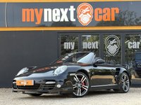 USED 2012 62 PORSCHE 911 3.8 997 Turbo Cabriolet 2dr Petrol PDK AWD (268 g/km, 500 bhp) PORSCHE 911 3.8 997 TURBO S CABRIOLET + PDK 7 SPEED AUTOMATIC + GREAT SPECIFICATION + HEATED ELECTRIC BLACK LEATHER SPORTS SEATS + ADJUSTABLE SPOILER + HEADLIGHT WASHERS + ADAPTIVE SPORTS SUSPENSION + LOW MILES + RADIO & CD PLAYER + BLUETOOTH TELEPHONE + CIGARETTE LIGHTER + ELECTRICALLY OPERATED SOFT TOP CONVERTIBLE ROOF + SATNAV + CUPHOLDERS + MUCH MORE...   12 MONTHS MOT + 6 MONTHS WARRANTY + PART EXCHANGE WELCOME + NATIONWIDE DELIVERY AVAILABLE