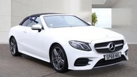 USED 2018 68 MERCEDES-BENZ E CLASS 2.0 E220d AMG Line (Premium) Cabriolet 2dr Diesel G-Tronic+ Euro 6 (s/s) (194 ps) 