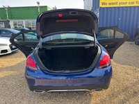 USED 2018 68 MERCEDES-BENZ C CLASS 1.5 C200 MHEV EQ Boost AMG Line Saloon 4dr Petrol G-Tronic+ Euro 6 (s/s) (198 ps) Aircon/Heated Seats