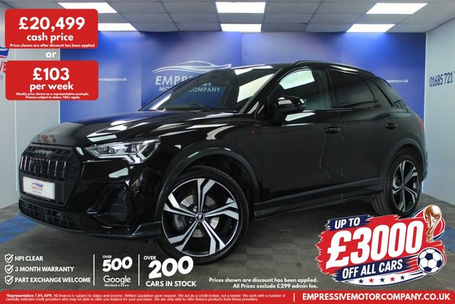 View our Audi Q3 1.5 TFSI CoD 35 Edition 1 SUV 5dr Petrol S Tronic Euro 6 (s/s) (150 ps)