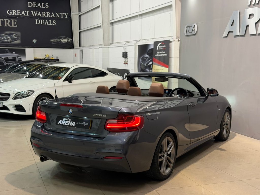 USED 2016 66 BMW 2 SERIES 2.0 218d M Sport Convertible 2dr Diesel Auto Euro 6 (s/s) (150 ps) 