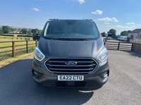 USED 2022 22 FORD TRANSIT CUSTOM 130 2.0 300 EcoBlue Limited L1 H1 Euro 6 +VAT MAGNETIC GREY 