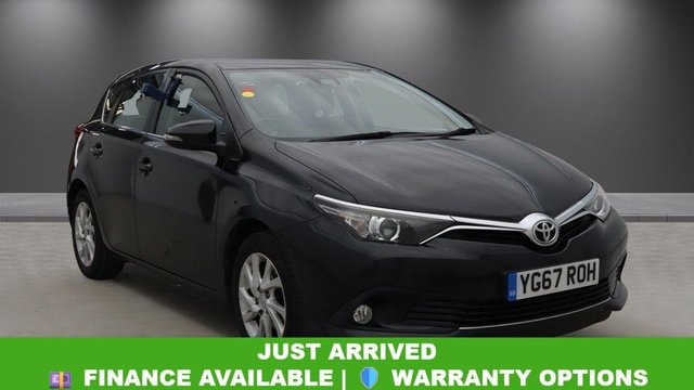 View our Toyota Auris 1.2 VVT-i Business Edition Hatchback 5dr Petrol Manual Euro 6 (s/s) (Safety Sense) (116 ps)