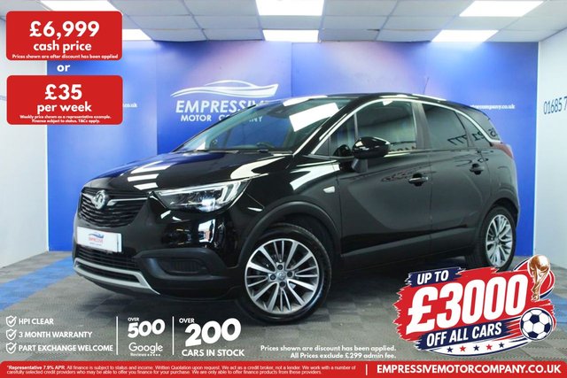 View our Vauxhall Crossland X 1.2 SRi Nav SUV 5dr Petrol Manual Euro 6 (s/s) (83 ps)