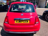 USED 2017 67 FIAT 500 1.2 Lounge Hatchback 3dr Petrol Manual Euro 6 (s/s) (69 bhp) Free MOT for Life