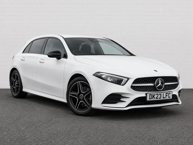 View our Mercedes-Benz A-Class 1.3 A180 AMG Line (Executive) Hatchback 5dr Petrol 7G-DCT Euro 6 (s/s) (136 ps)