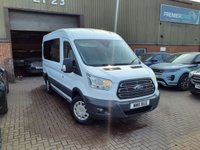 USED 2017 11 FORD TRANSIT 2.2 TDCi 350 HDT Trend Minibus 5dr Diesel Manual L2 H2 (196 g/km, 123 bhp) MINI BUS 11 SEATER