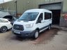 USED 2017 11 FORD TRANSIT 2.2 TDCi 350 HDT Trend Minibus 5dr Diesel Manual L2 H2 (196 g/km, 123 bhp) MINI BUS 11 SEATER