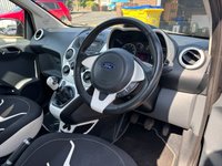 USED 2016 16 FORD KA 1.2 Zetec Black Edition Hatchback 3dr Petrol Manual Euro 6 in Black 1 OWNER FROM NEW CD PLAYER+BLUETOOTH+USB POINT