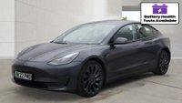 USED 2022 22 TESLA Model 3 (Dual Motor) Performance Saloon 4dr Electric Auto 4WDE (Performance Upgrade) (449 bhp) 1own/HeatPump/DGlaze/AMDRyzen