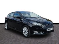 USED 2018 18 FORD FOCUS 1.0T EcoBoost Titanium Hatchback 5dr Petrol Manual Euro 6 (s/s) (125 ps) 6 months warranty, &pound;1000 per claim