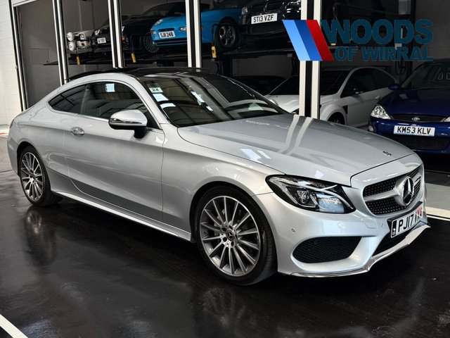 View our Mercedes-Benz C Class 2.1 C220d AMG Line (Premium) Coupe 2dr Diesel G-Tronic+ Euro 6 (s/s) (170 ps)