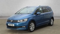 USED 2019 19 VOLKSWAGEN TOURAN 1.5 TSI EVO SEL MPV 5dr Petrol DSG Euro 6 (s/s) (150 ps) IMPRESSIVELY CARED FOR 7 SEAT FAMILY CAR - COMES WITH A FULL SERVICE HISTORY + SATELLITE NAVIGATION + APPLE CARPLAY / ANDROID AUTO + REAR VIEW CAMERA + BLUETOOTH CONNECTIVITY + APPS CONTROL / MIRROR LINK + ADAPTIVE CRUISE CONTROL + FRONT AND REAR PARKING SENSORS + DAY TIME RUNNING LIGHTS + AUTO HOLD HILL START ASSISTANCE + AMBIENT LIGHTING + THREE ZONE CLIMATE CONTROL + AIR CONDITIONING + AUTOMATIC WIPERS WITH RAIN SENSORS + LEATHER MULTI FUNCTION STEERING WHEEL + DAB DIGITAL RADIO