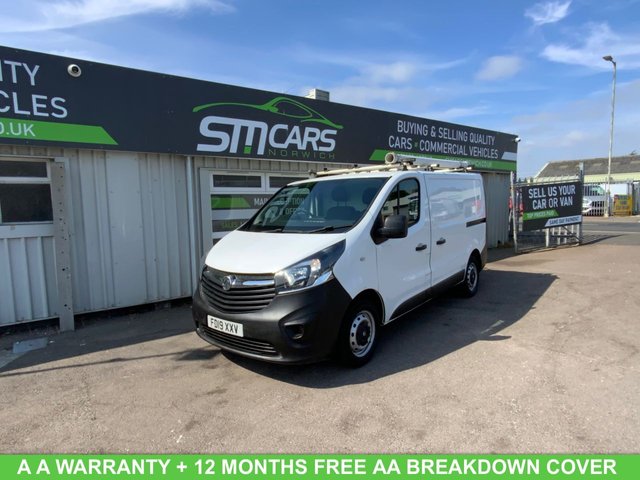 View our Vauxhall Vivaro 1.6 CDTi 2900 Panel Van 5dr Diesel Manual L1 H1 Euro 6 (s/s) (95 ps)