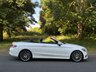 USED 2017 17 MERCEDES-BENZ C-CLASS 2.1 C220d AMG Line Cabriolet 2dr Auto Diesel G-Tronic+ Euro 6 (s/s) (170 ps) DIAMOND WHITE, 19 INCH ALLOYS