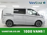 USED 2023 23 FORD TRANSIT CUSTOM 320 2.0 EBL 170 BHP SWB SPORT 5 SEATER CREWCAB ( NO VAT ) 5 SEATS | CARPLAY | 170 BHP | NO VAT !