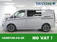 USED 2023 23 FORD TRANSIT CUSTOM 320 2.0 EBL 170 BHP SWB SPORT 5 SEATER CREWCAB ( NO VAT ) 5 SEATS | CARPLAY | 170 BHP | NO VAT !
