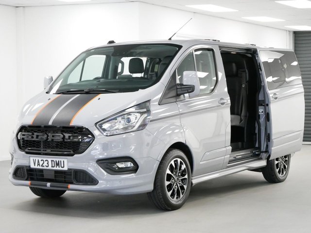 View our Ford Transit Custom 320 2.0 EBL 170 BHP SWB SPORT 5 SEATER CREWCAB ( NO VAT )